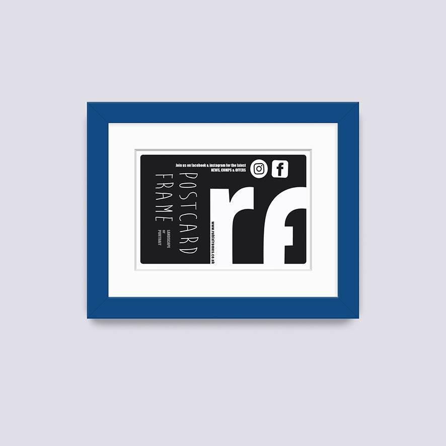 Blue - Dark Postcard Picture Frame – Rubix Frames